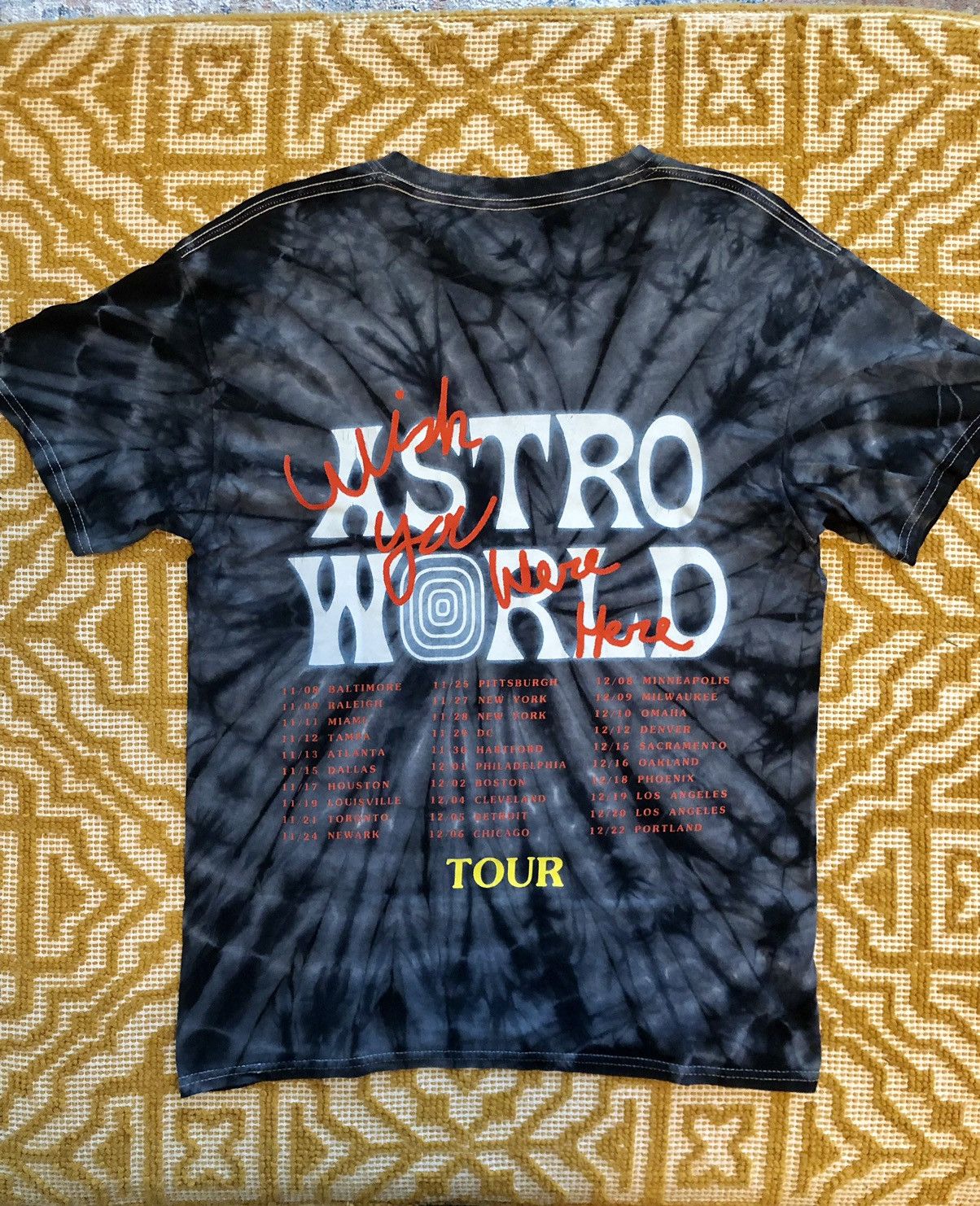 Travis Scott Travis Scott Black Tie-Dye “No Bystanders” T-Shirt Size US M / EU 48-50 / 2 - 2 Thumbnail