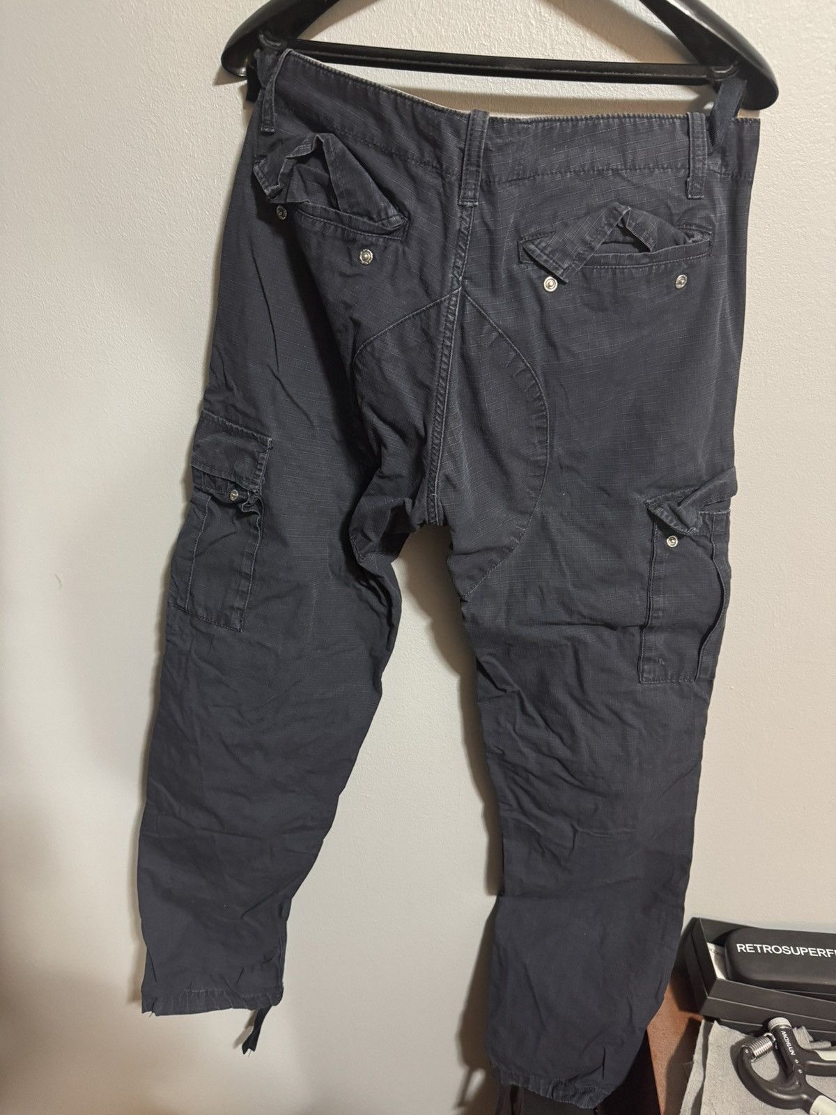 Carhartt Carhartt WIP Navy Ripstop Cargo Pants Size US 31 - 2 Thumbnail