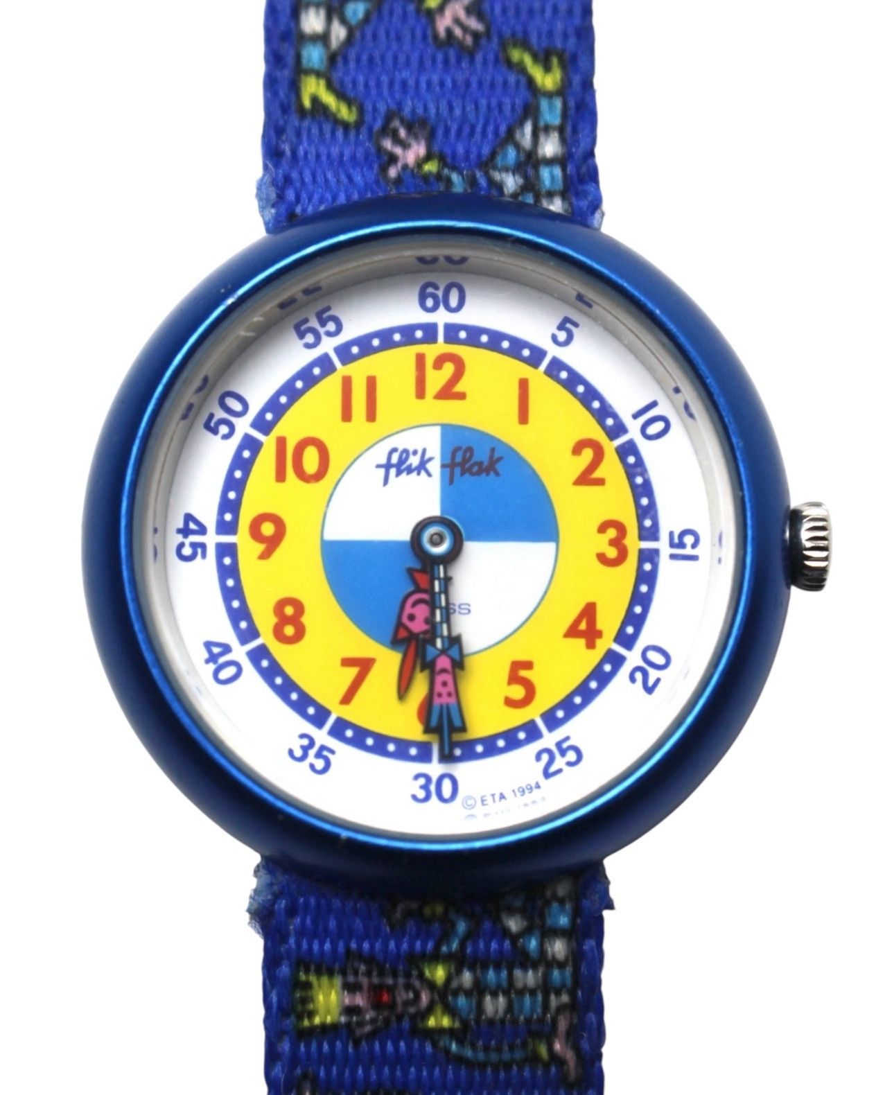 1994 SWATCH FLIK FLAK PLAYFUL CLOWNS SWISS WATCH