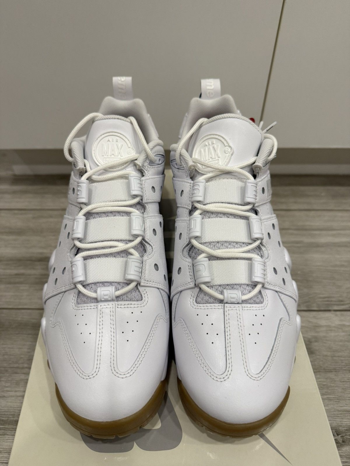 Nike × Supreme Supreme Nike SB Air Max 2 CB '94 Low White Varsity Red Sz 12 Size US 12 / EU 45 - 5 Thumbnail