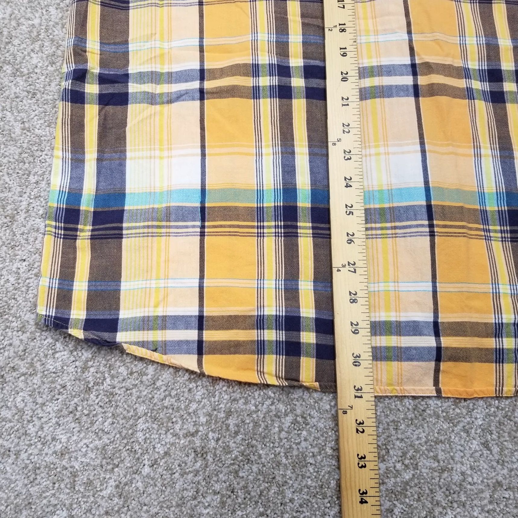 Vintage VINTAGE Panhandle Slim Shirt Mens XL Orange Short Sleeve Plaid Button-Up Casual (Adult) Mens Size US XL / EU 56 / 4 - 7 Thumbnail