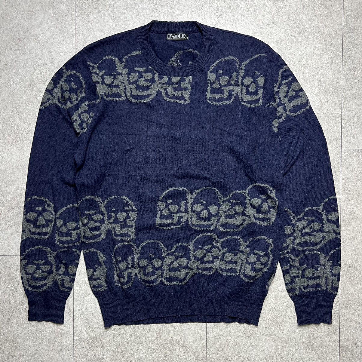 Hysteric Glamour Hysteric Glamour Skull Cashmere Knit Sweater | Grailed