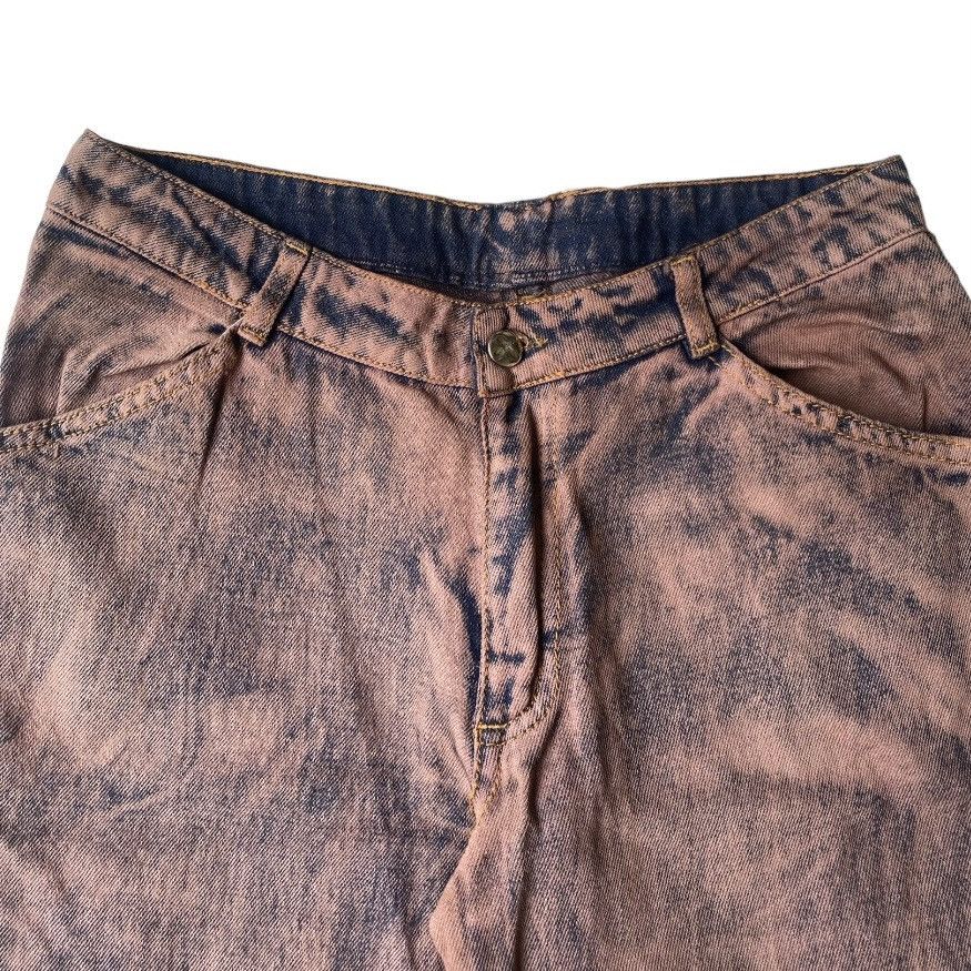 Japanese Brand Flared Ripped Jeans Size 28" / US 6 / IT 42 - 3 Thumbnail