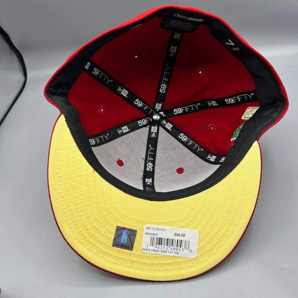 New Era Brooklyn Nets Hat Men 7 5/8 59Fifty New Era NBA Fitted Cap Size ONE SIZE - 2 Thumbnail