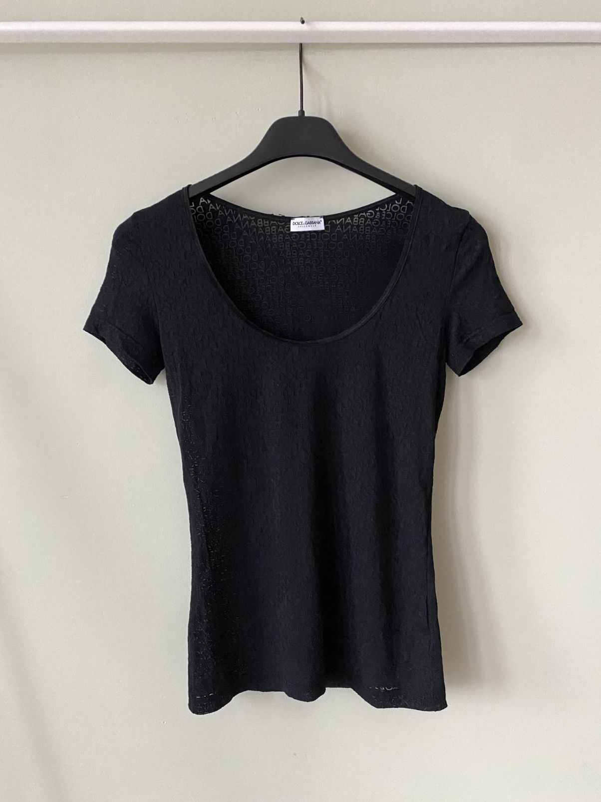 Dolce & Gabbana Dolce&Gabbana Monogram Logo vintage t shirt Size S / US 4 / IT 40 - 1 Thumbnail