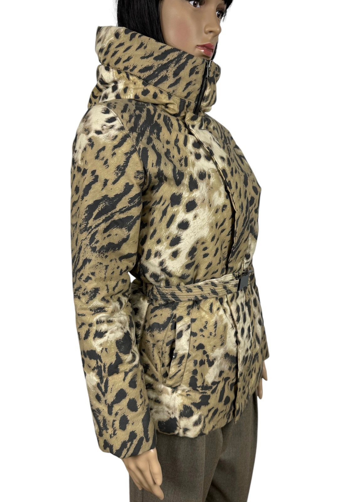Jean Paul Gaultier Gaultier Junior Leopard Printed Parka Jacket Belted 14Anni Size XS / US 0-2 / IT 36-38 - 5 Thumbnail