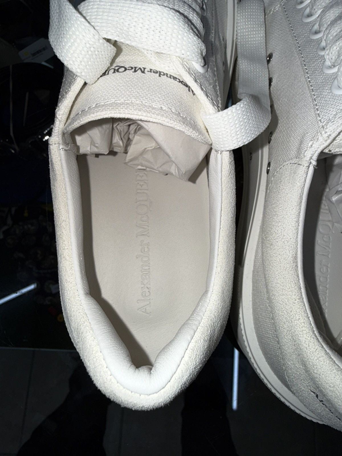 Alexander McQueen ALEXANDER MCQUEEN White Deck Plimsoll Sneaker 40 / 7 US NEW Size US 7 / EU 40 - 18 Thumbnail