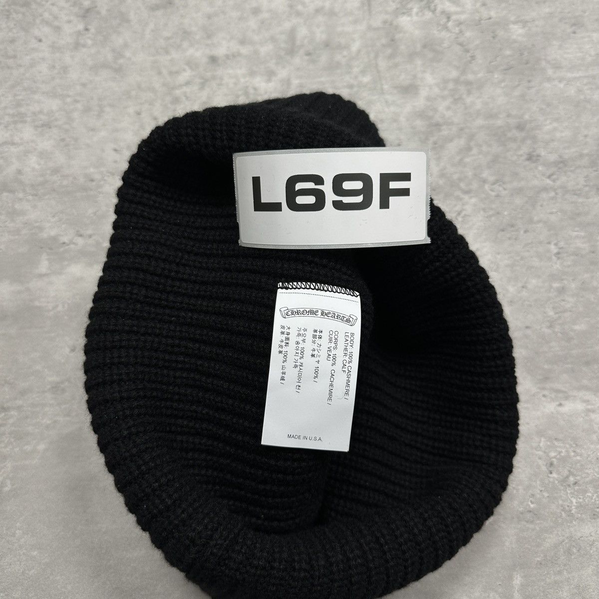 Chrome Hearts Chrome Hearts Sludge Red Star Beanie Black Playboi Carti Size ONE SIZE - 5 Thumbnail