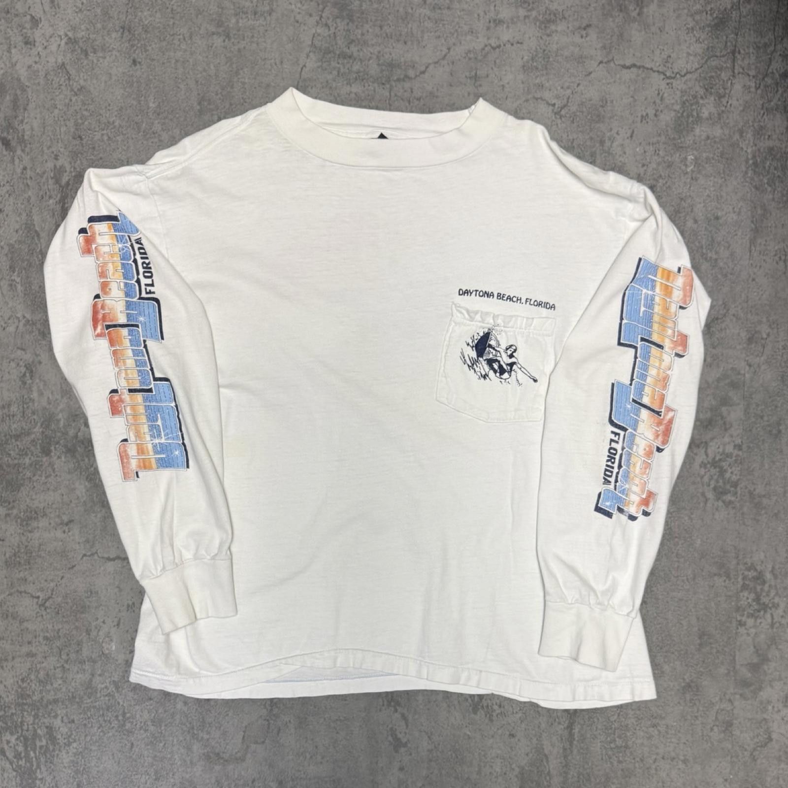 Designer 1982 Daytona Beach Florida Surfing Tee -- L -- Size US L / EU 52-54 / 3 - 2 Thumbnail
