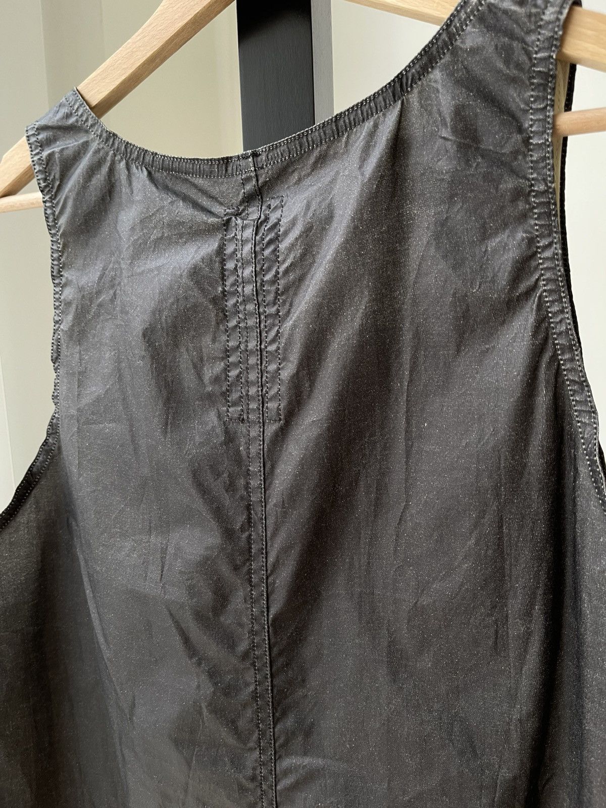 Rick Owens Rick Owens Drkshdw 2017 Stone Washed Black Tank Top Size US L / EU 52-54 / 3 - 10 Thumbnail