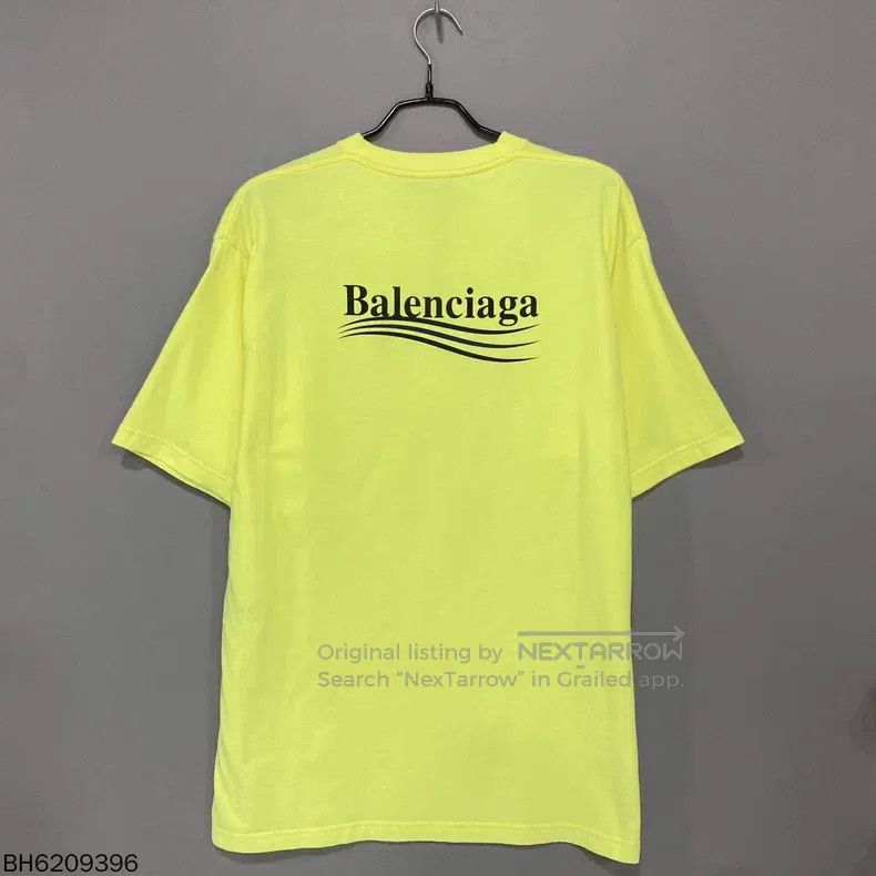 Balenciaga Balenciaga Fluorescent yellow Coca-Cola logo short-sleeve Size US XS / EU 42 / 0 - 2 Thumbnail