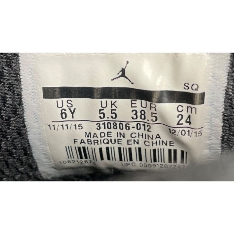 Nike Jordan 10 Retro Boys Big Kid Black Leather Sneakers Shoes Si Size US 6 / EU 39 - 7 Thumbnail