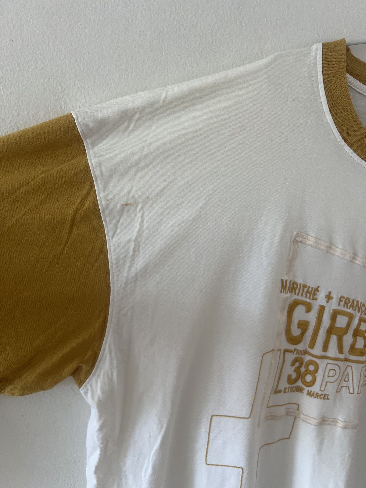Marithe + Francois Girbaud × Vintage Vtg Marith Francois Girbaud Embroidery Logo Big Size Tee Size US XXL / EU 58 / 5 - 12 Thumbnail