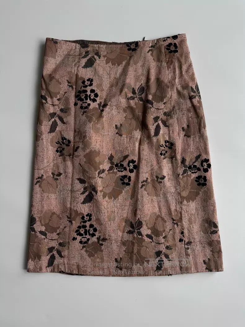 Dries Van Noten Dries Van Noten Geometric Woven Skirt Size 33" - 1 Thumbnail