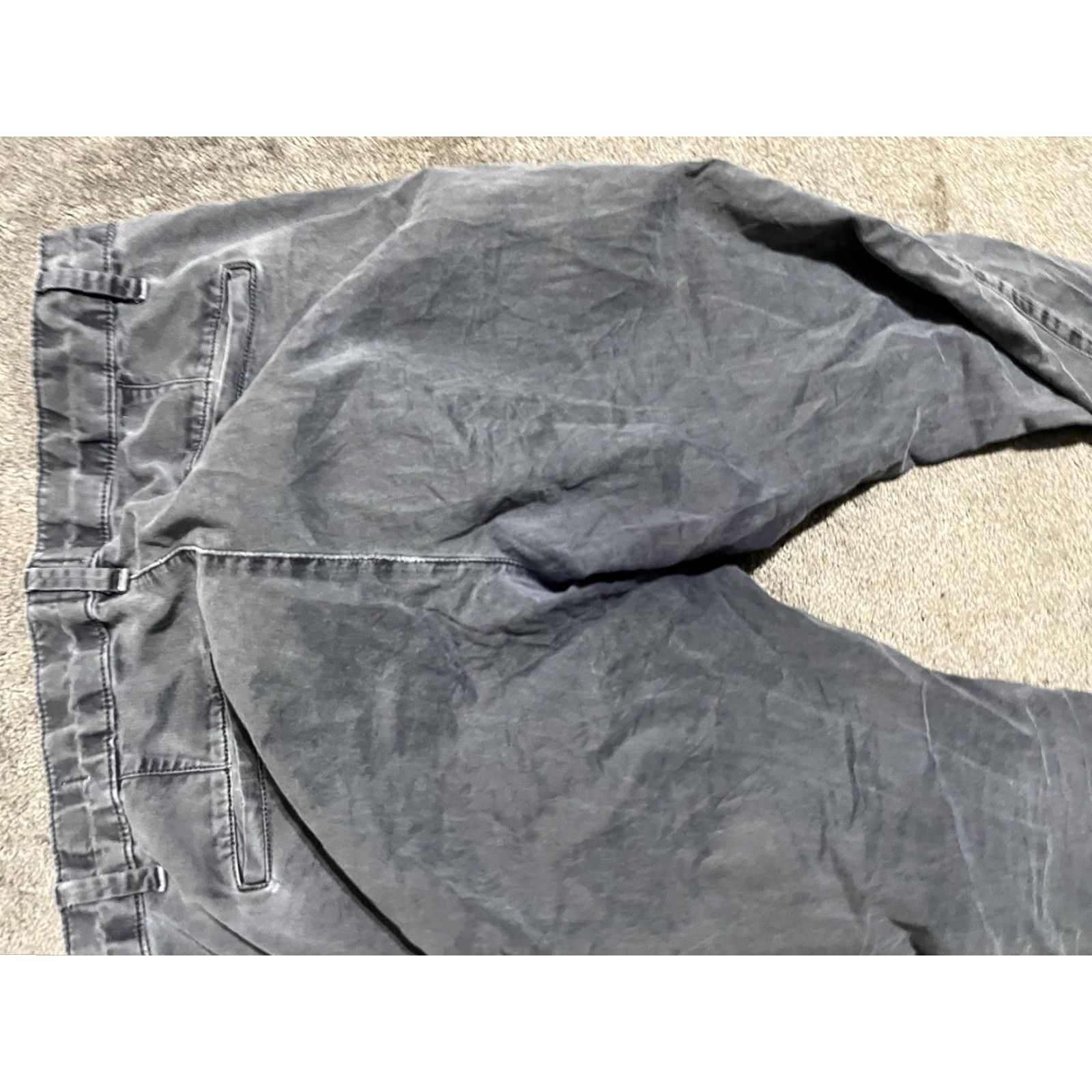 Gap GAP Women 6 Regular Chino Pants Bootcut Stretch Gray Distressed Colorful Size 28" / US 6 / IT 42 - 4 Thumbnail
