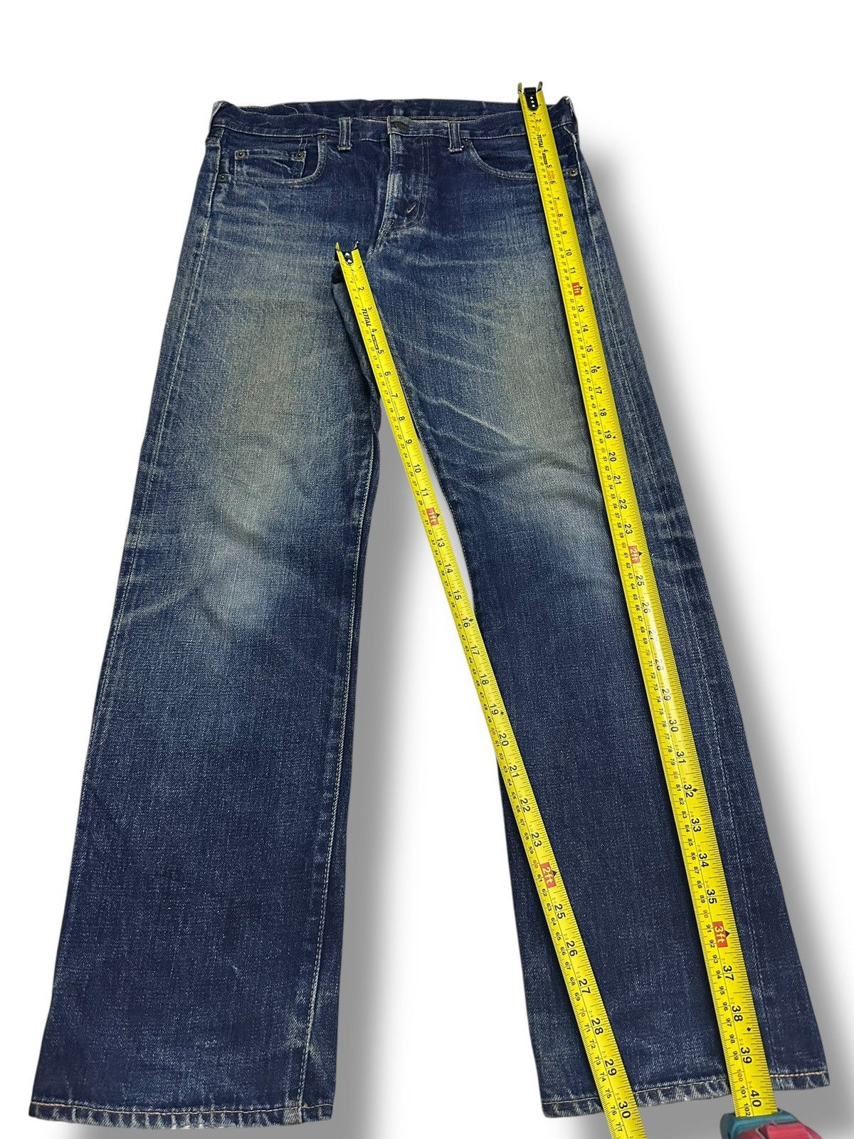 Denime × Japanese Brand × Vintage Denime 80's Vintage Wideleg Jeans With Mudwash Stye Size US 32 / EU 48 - 13 Thumbnail