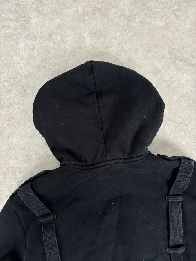Balmain AW2017 Balmain Black Bondage Avant-Garde Zip-up Sweater Size US M / EU 48-50 / 2 - 6 Thumbnail