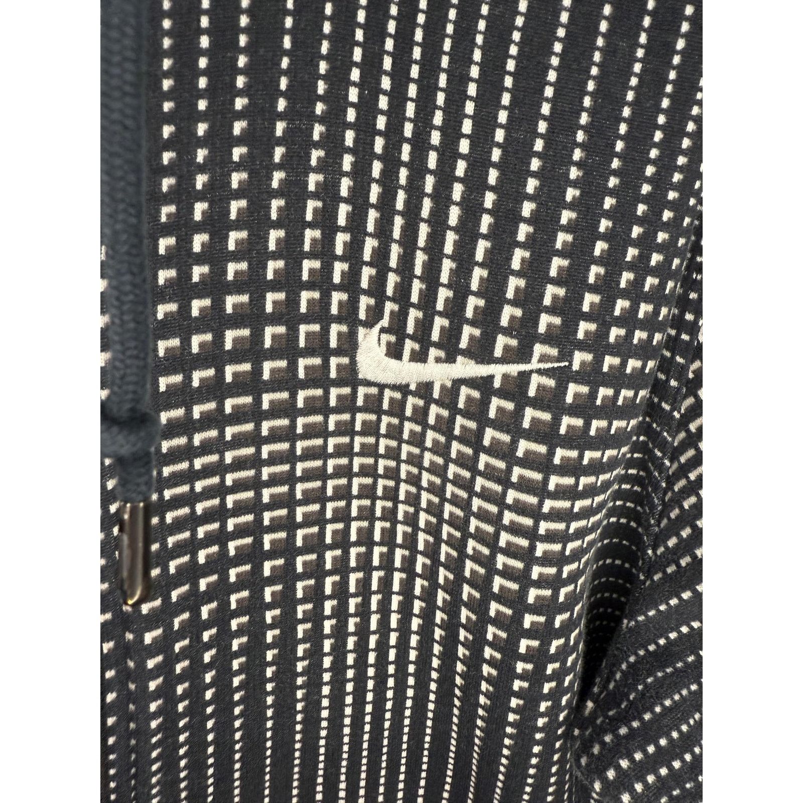 Nike Nike Long Sleeve Fleece Geometric Print Hoodie Black Mens M Size US M / EU 48-50 / 2 - 5 Thumbnail