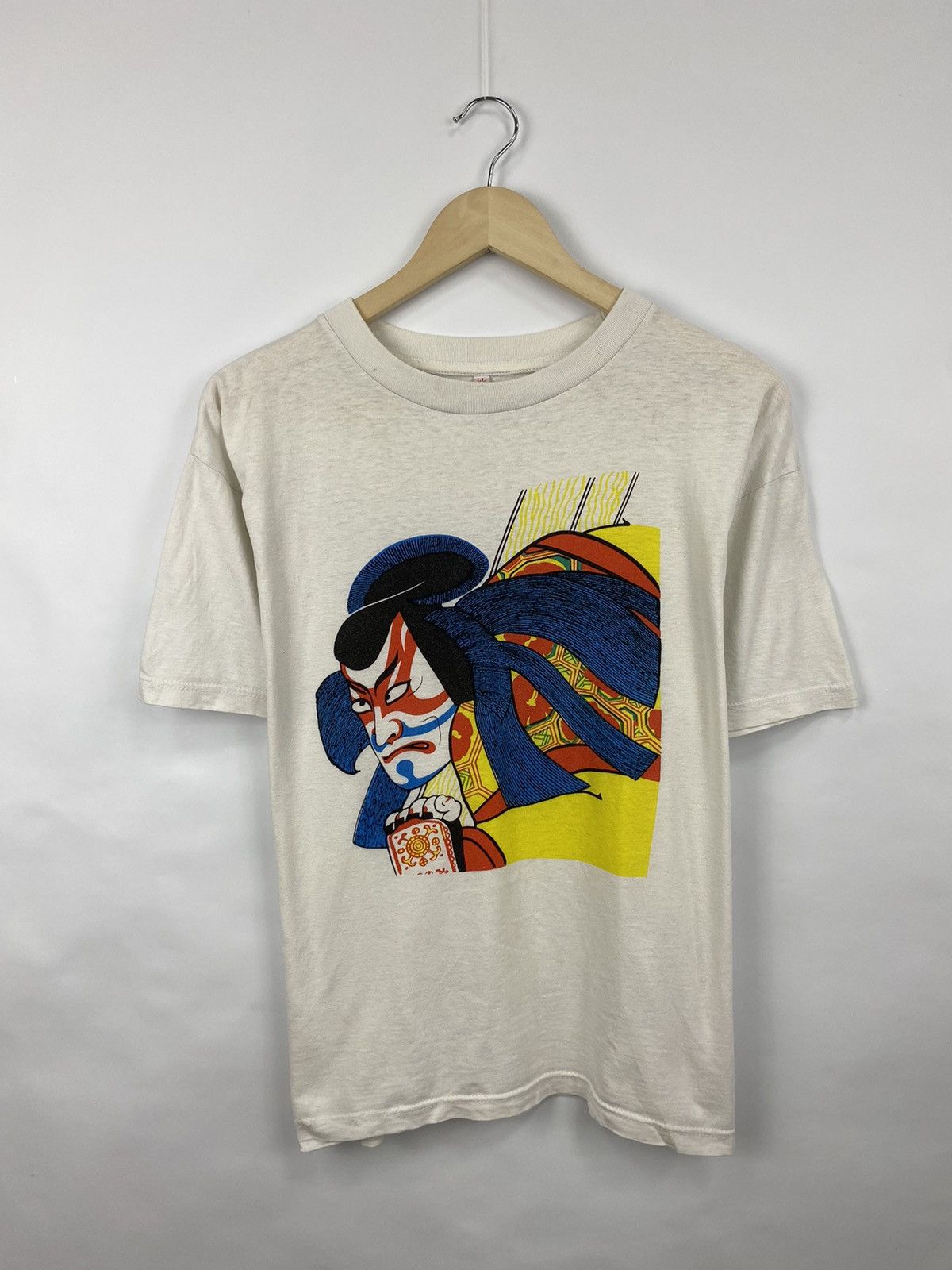 Japanese Brand 🇯🇵🥷 Vintage 80s Samurai Ninjas Japan Style T-Shirt Rare Retro Size US L / EU 52-54 / 3 - 2 Thumbnail