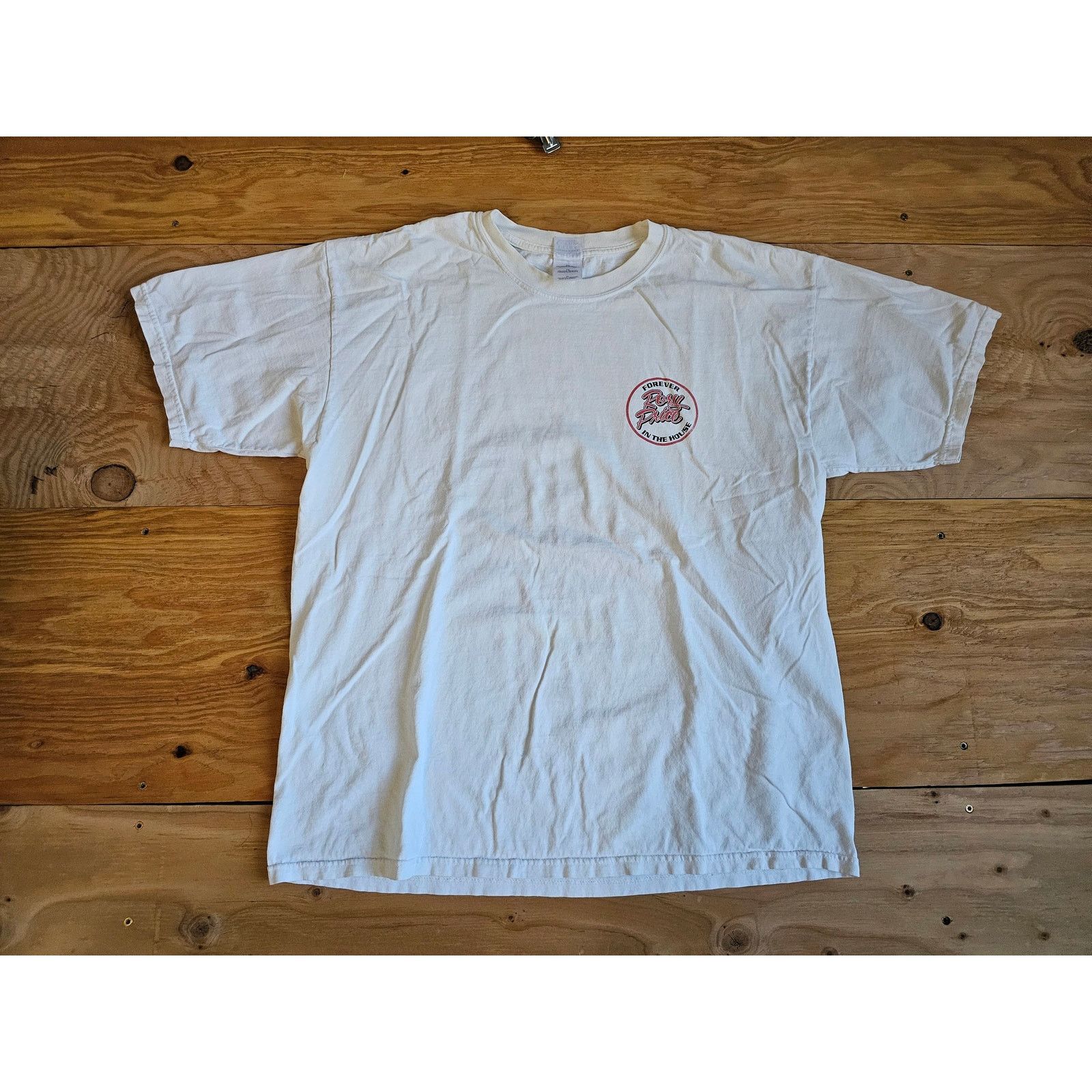 Gildan Rory Price Memorial White yellow Red Double Sided T-shirt XL Size US XL / EU 56 / 4 - 3 Thumbnail