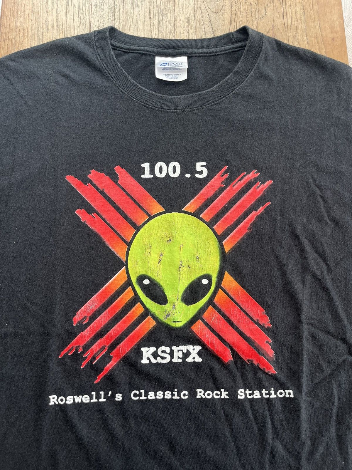 Vintage Vintage Alien KSFX Roswell’s Classic Rock Station Tshirt Size US L / EU 52-54 / 3 - 3 Thumbnail