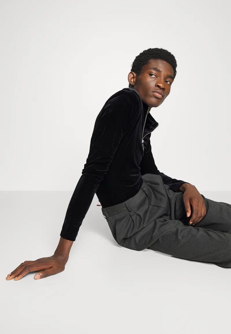 Han Kjobenhavn !DS! SS22 Han Kjobenhavn Half Zip Sharp Black Long Sleeve Size US M / EU 48-50 / 2 - 3 Thumbnail