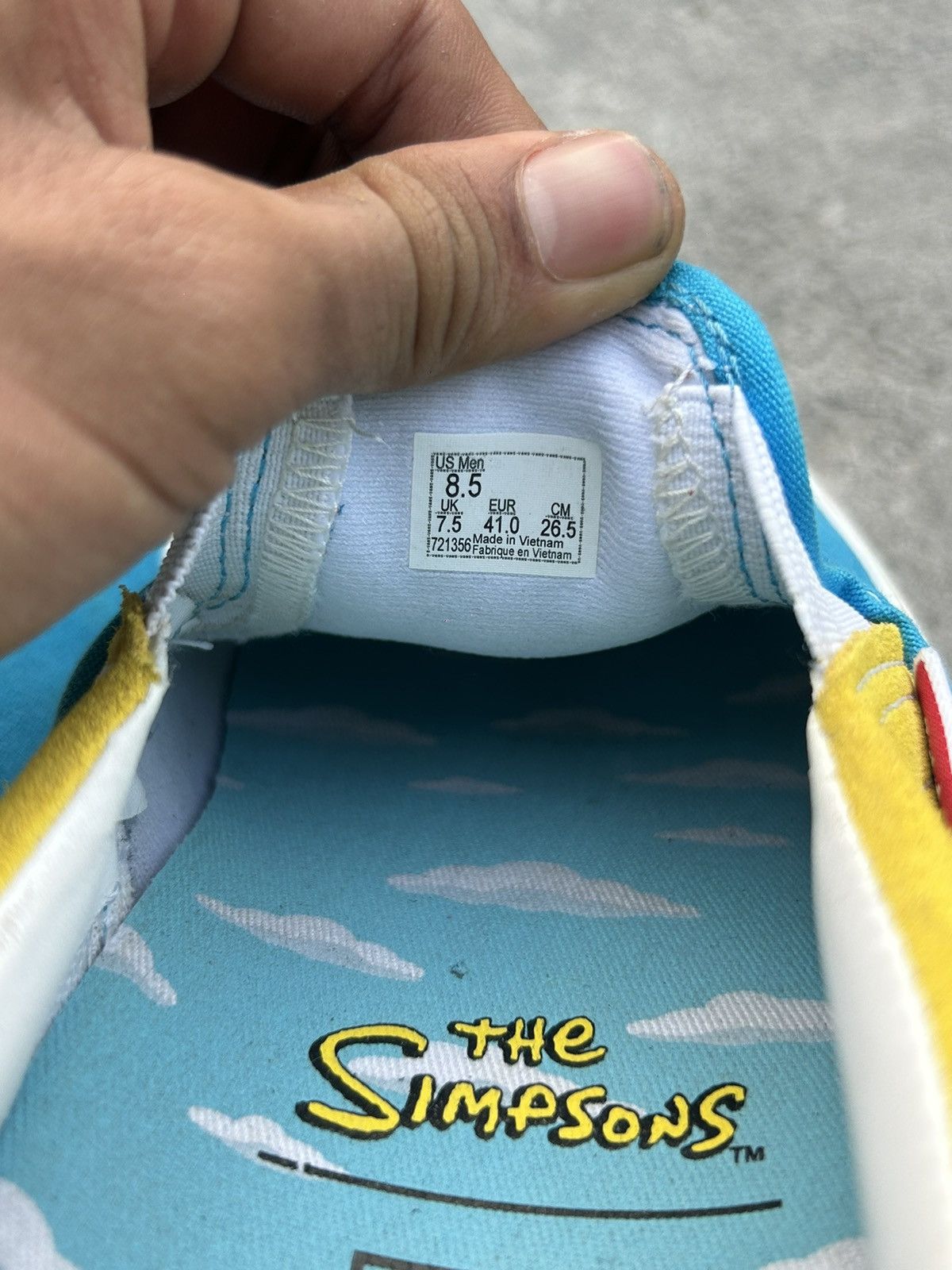 The Simpsons × Vans Vans Slipon Pro x The Simpsons “Bart” Size US 8.5 / EU 41-42 - 5 Thumbnail