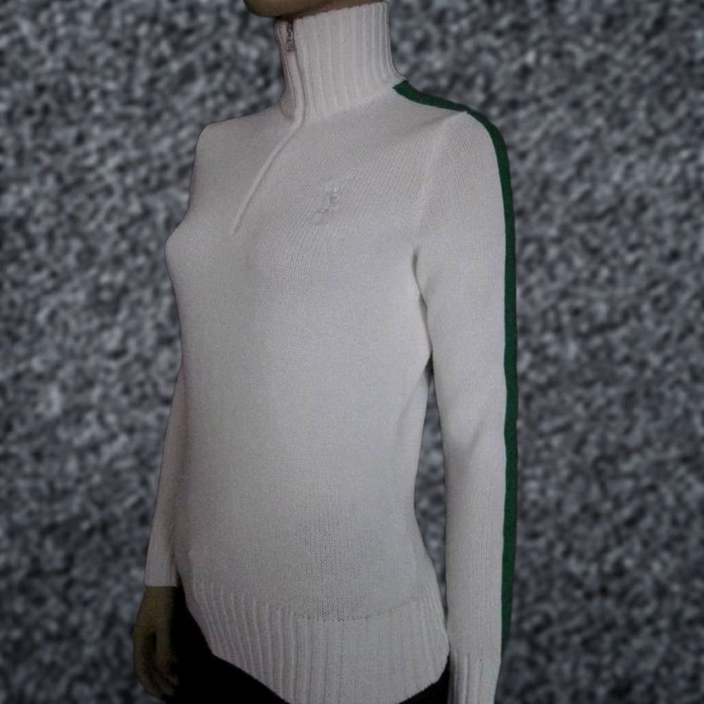 Ralph Lauren Ralph Lauren GOLF White Big Pony Half Zip NWT L Womens Shirt Size L / US 10 / IT 46 - 1 Preview