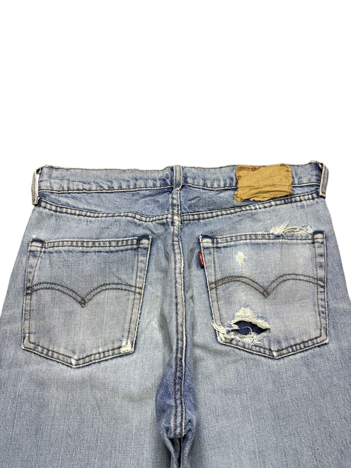 Levi's Vintage 90s Levis 503 Faded Wash Distressed Loose Jeans Size US 32 / EU 48 - 8 Thumbnail