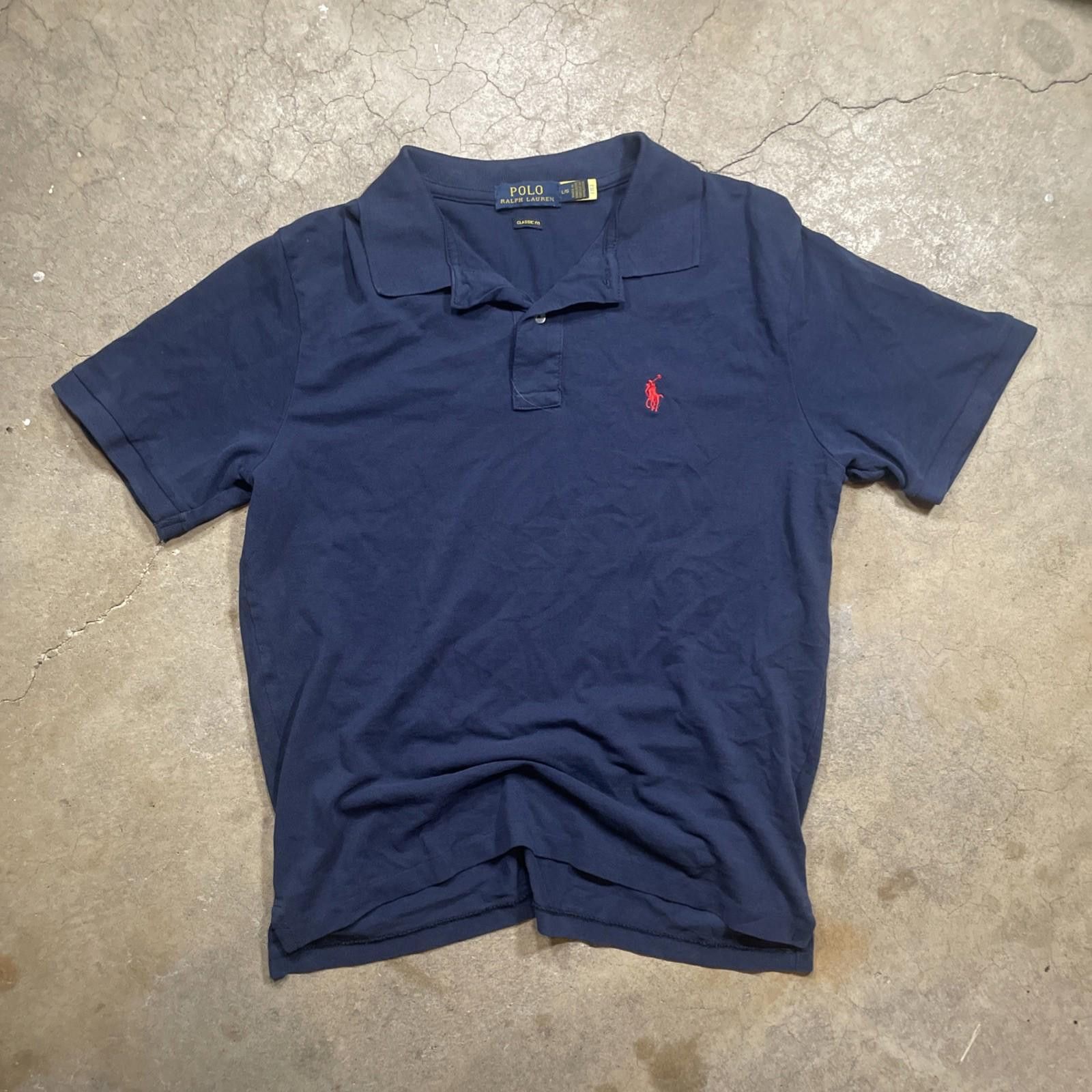 Polo Ralph Lauren Polo Ralph Lauren Blue Short Sleeve Polo Shirt Men's Large Size US L / EU 52-54 / 3 - 2 Thumbnail