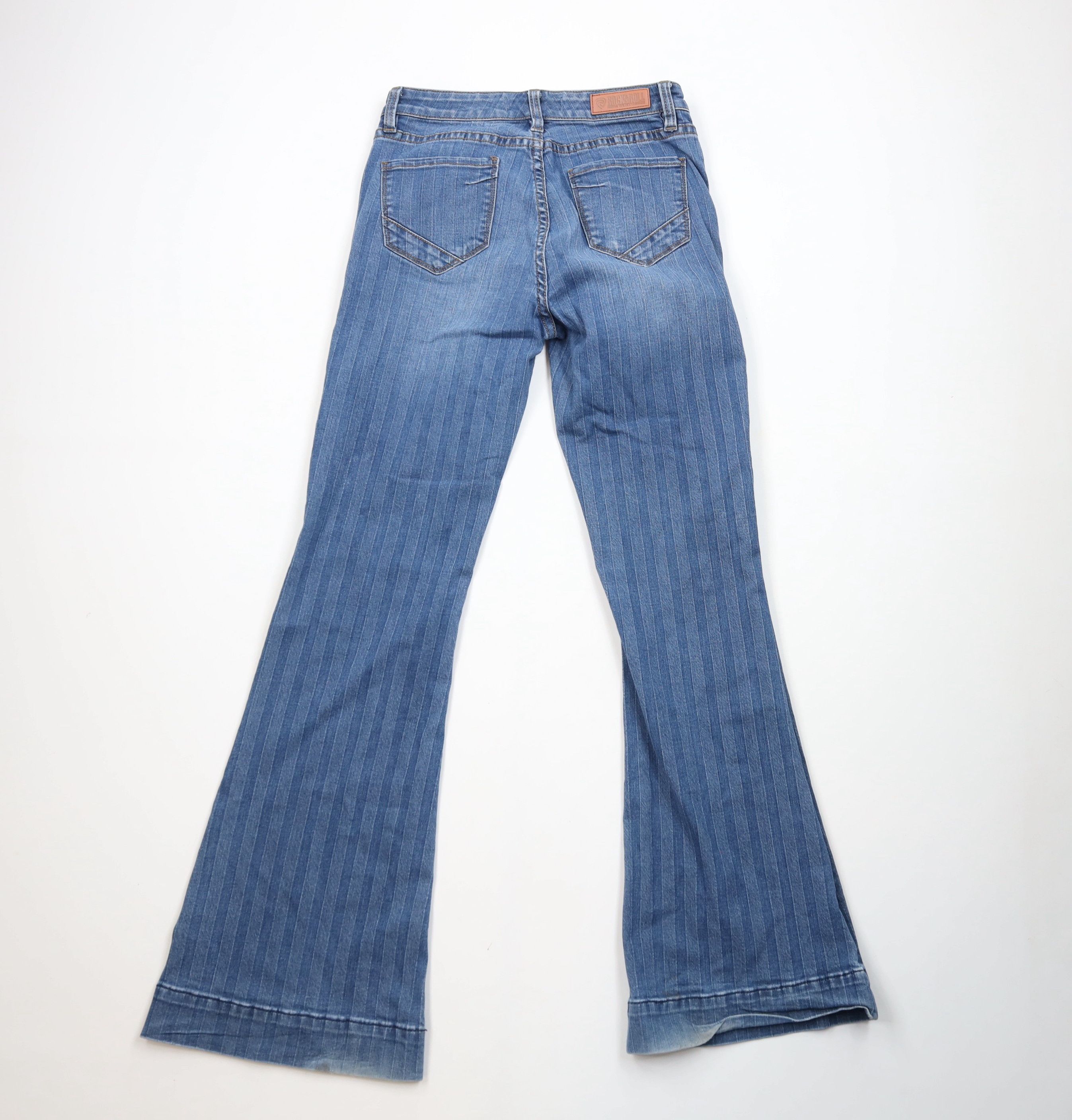 Vintage Vintage Y2K Streetwear Stretch Babydoll Bell Bottoms Jeans Size 26" / US 2 / IT 38 - 9 Thumbnail