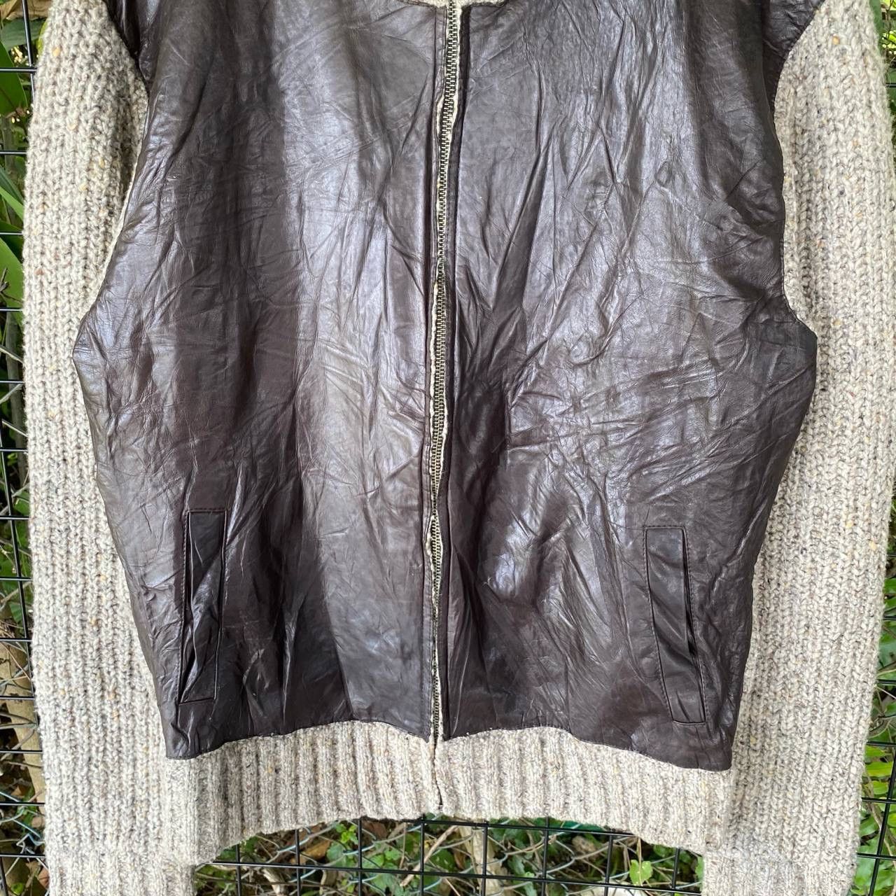 Calvin Klein Calvin Klien Knit Leather Jacket Size US M / EU 48-50 / 2 - 3 Thumbnail