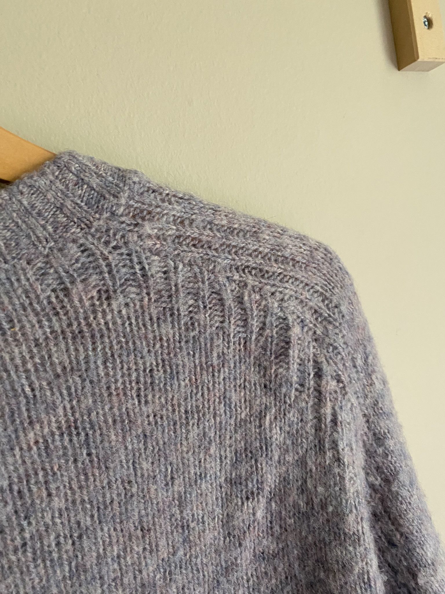 Acne Studios Brushed ​Shetland Wool Sweater - Purple Thistle Size US L / EU 52-54 / 3 - 14 Thumbnail