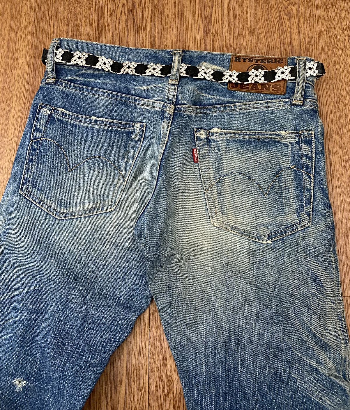 Japanese Brand × Vintage Black crystal belt Size ONE SIZE - 2 Thumbnail