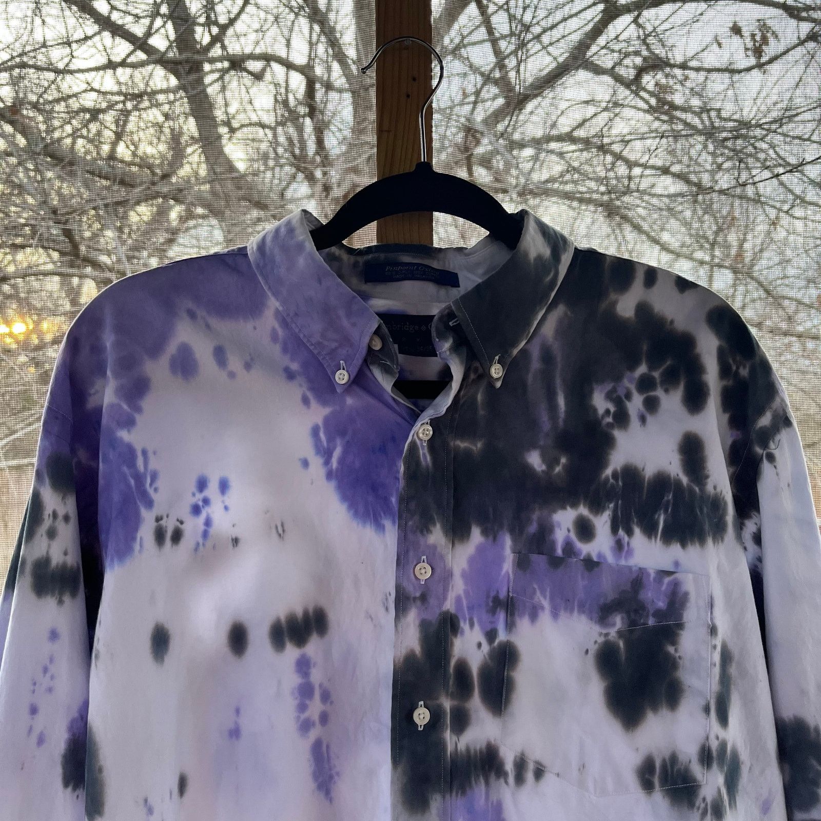 Other Cambridge Classics Vintage Purple Button Down 17 1/2-34/35 Size US L / EU 52-54 / 3 - 3 Thumbnail