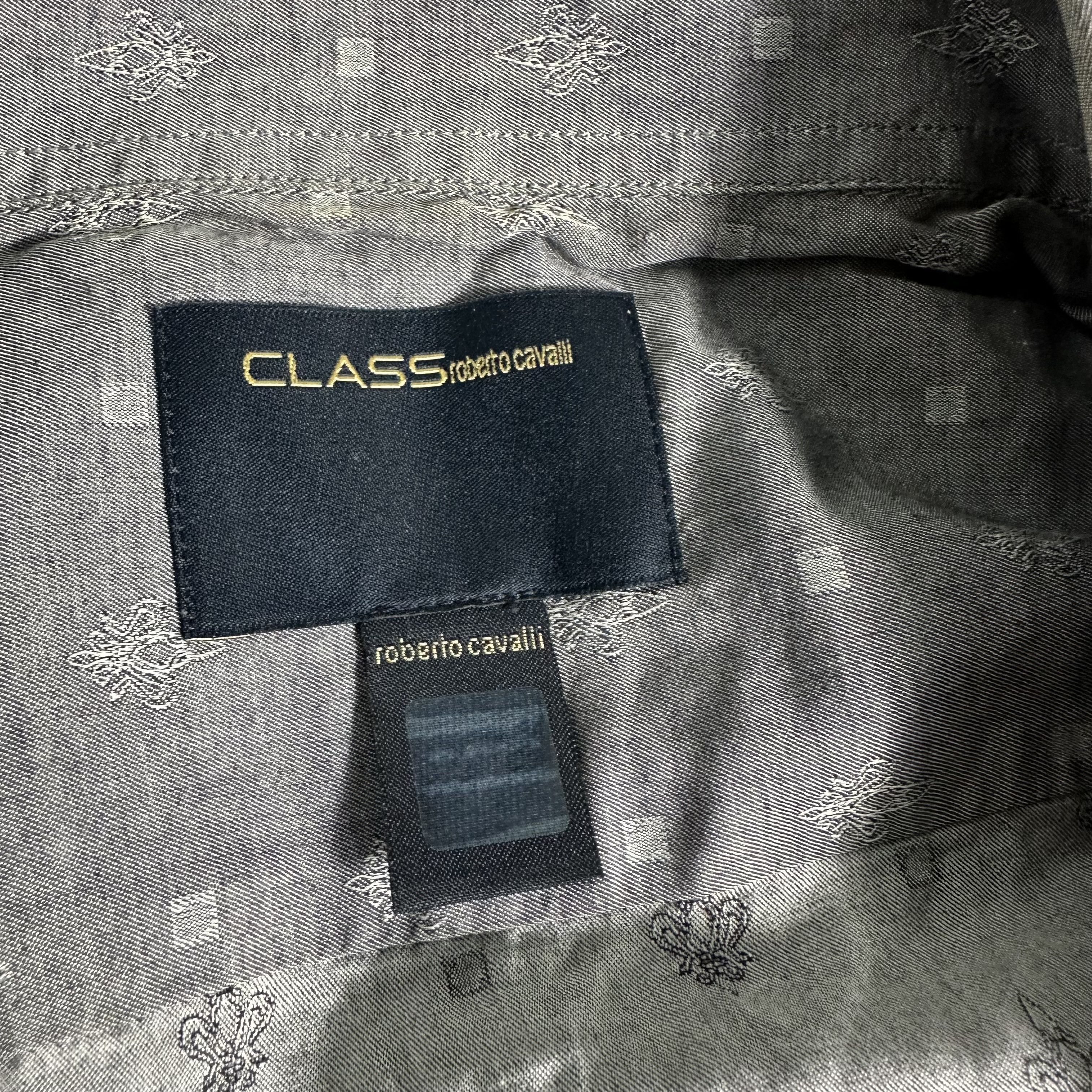 Roberto Cavalli 🔥RARE🔥Vintage Roberto Cavalli OVP Button Up Shirt Size US XXS / EU 40 - 7 Thumbnail