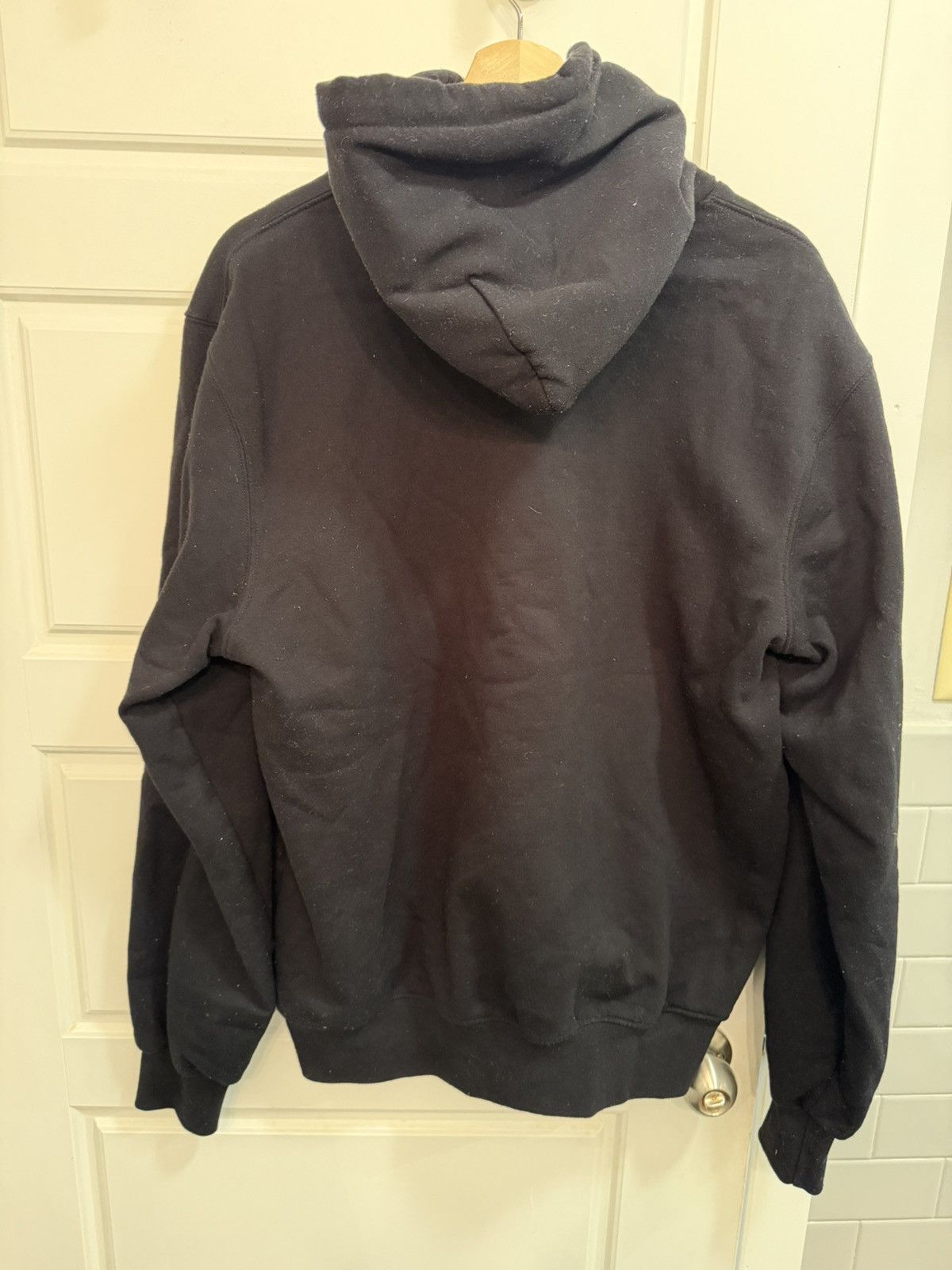 JJJJound RARE J/95 JJJJound Black Hoodie Black Logo Size L Virgil Size US L / EU 52-54 / 3 - 6 Thumbnail