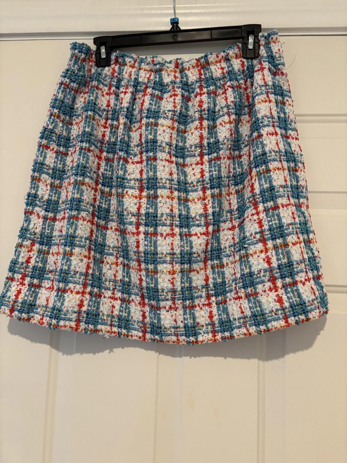 Nordstrom Womens sz L On Nordstroms 34th Splaid skirt. #393 Size 36" / US 14 / IT 50 - 1 Thumbnail