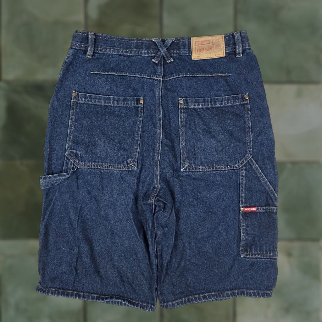Ecko Unltd. VINTAGE Y2K Ecko Unltd Baggy Shorts Mens 34 Blue Carpenter Grunge Jorts Denim Size US 34 / EU 50 - 1 Thumbnail