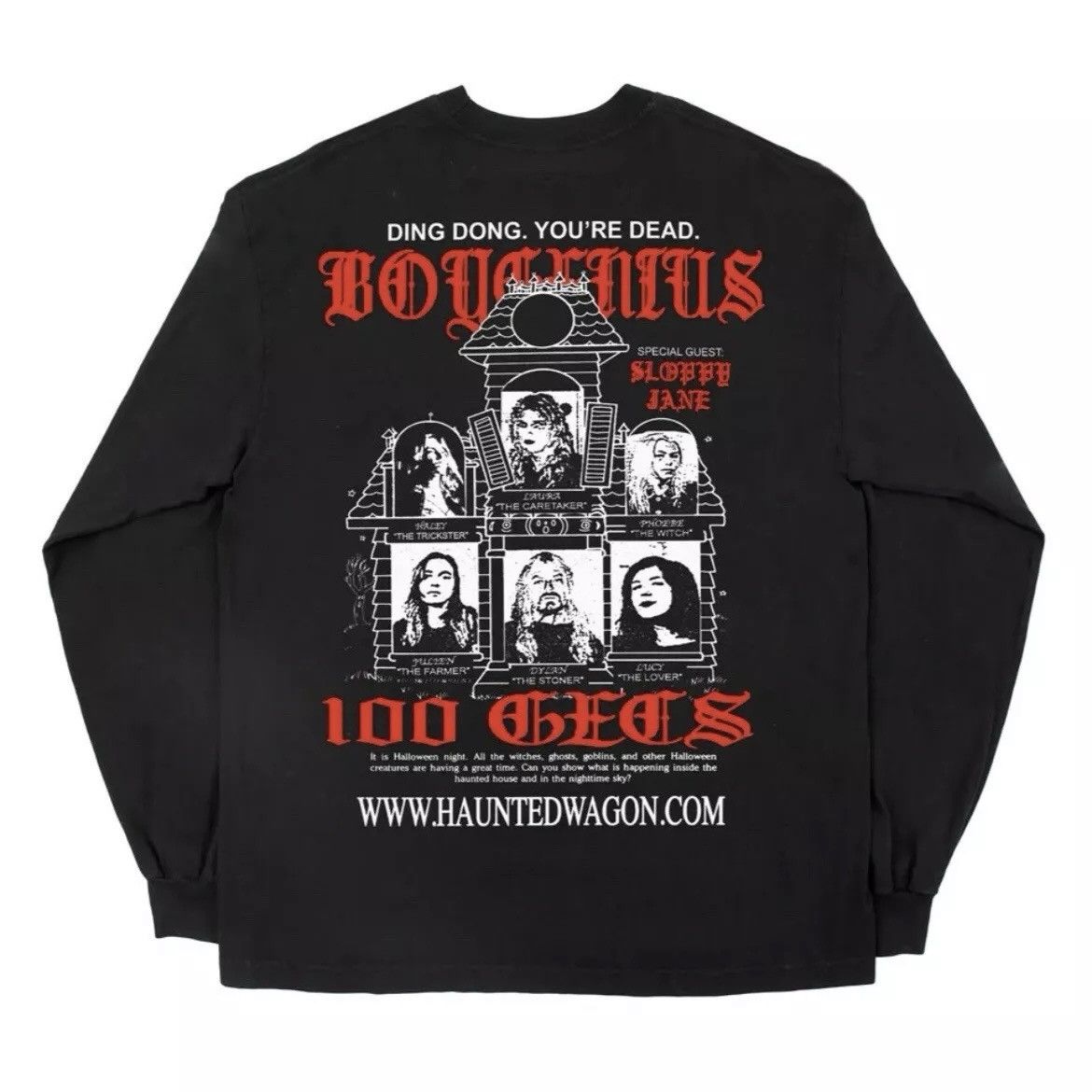 Online Ceramics M - 2023 Online Ceramics Boygenius 100 Gecs Long shirt tee Size US M / EU 48-50 / 2 - 3 Thumbnail