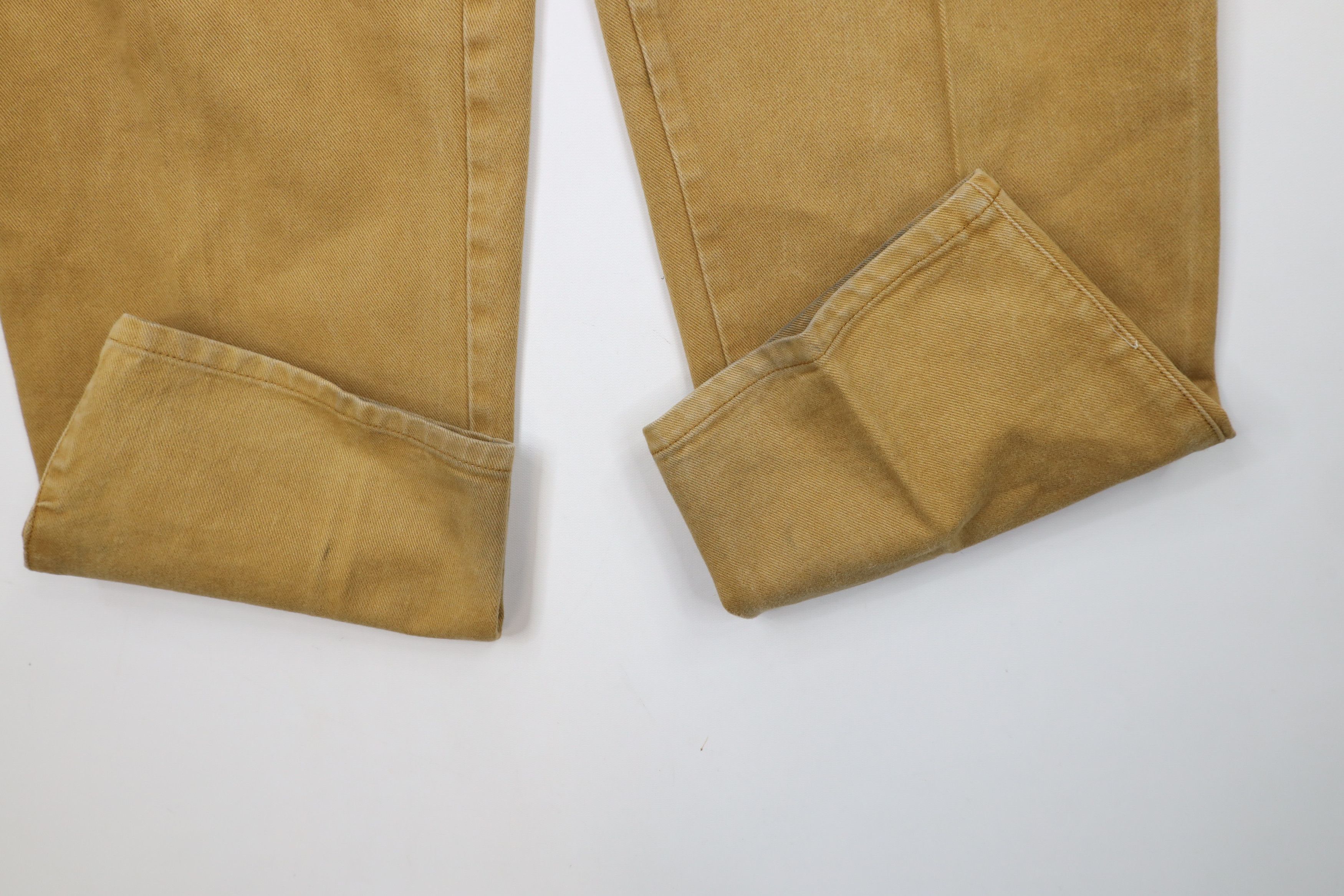 Vintage Vintage 90s Streetwear Baggy Fit Cargo Jeans Beige Cotton Size US 32 / EU 48 - 5 Thumbnail