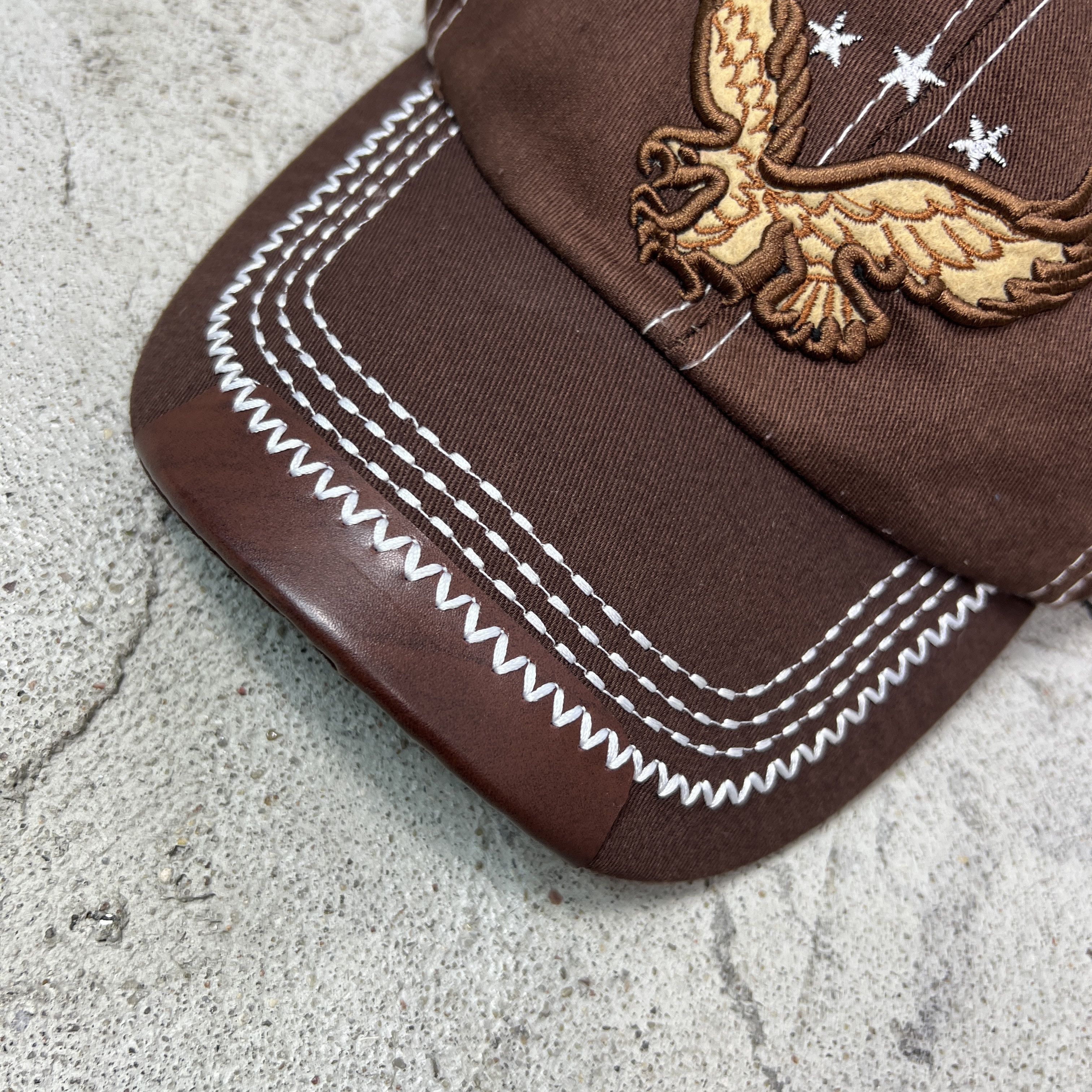 Vintage Vintage Streetwear Hip Hop Skater Sporty Eagle Hat Y2K Size ONE SIZE - 2 Thumbnail