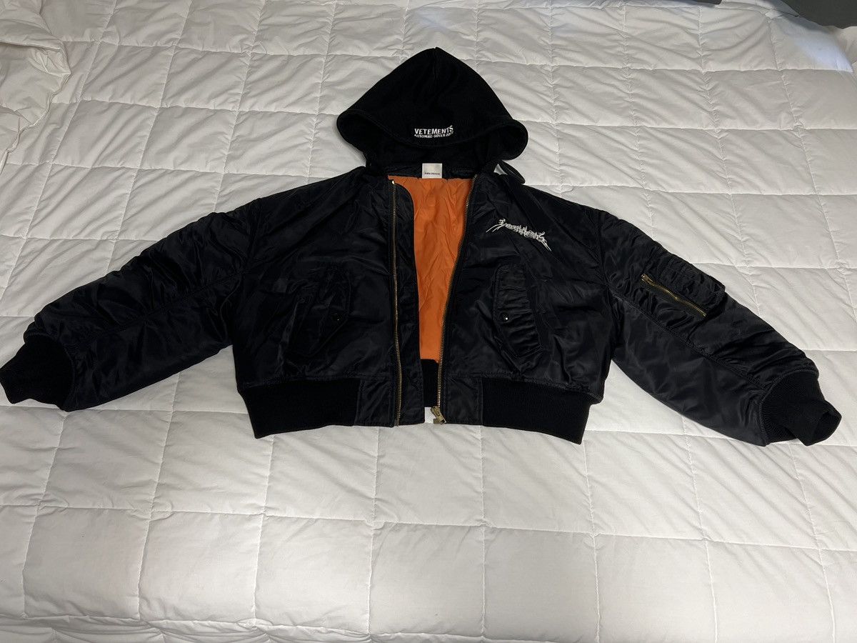 Vetements Vetements TFD Total Fucking Darkness Femme Bomber Size XS / US 0-2 / IT 36-38 - 2 Thumbnail
