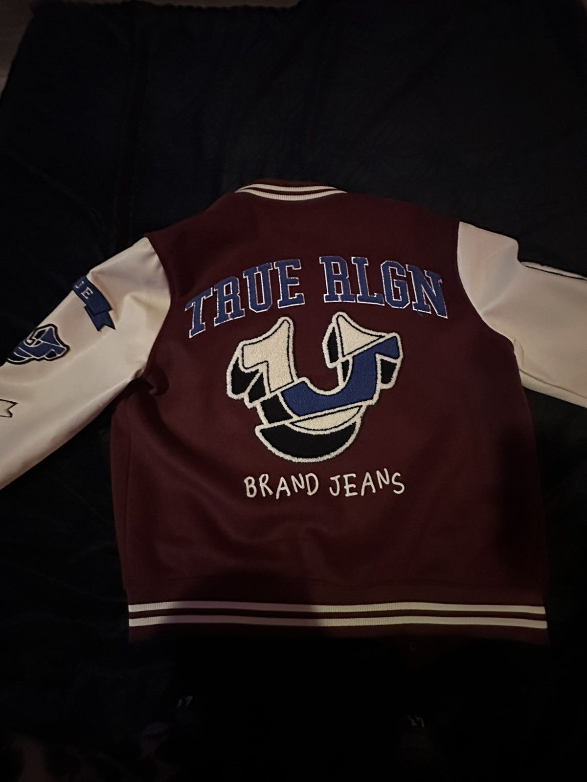 True Religion True religion varsity jacket burgundy Size US M / EU 48-50 / 2 - 3 Thumbnail