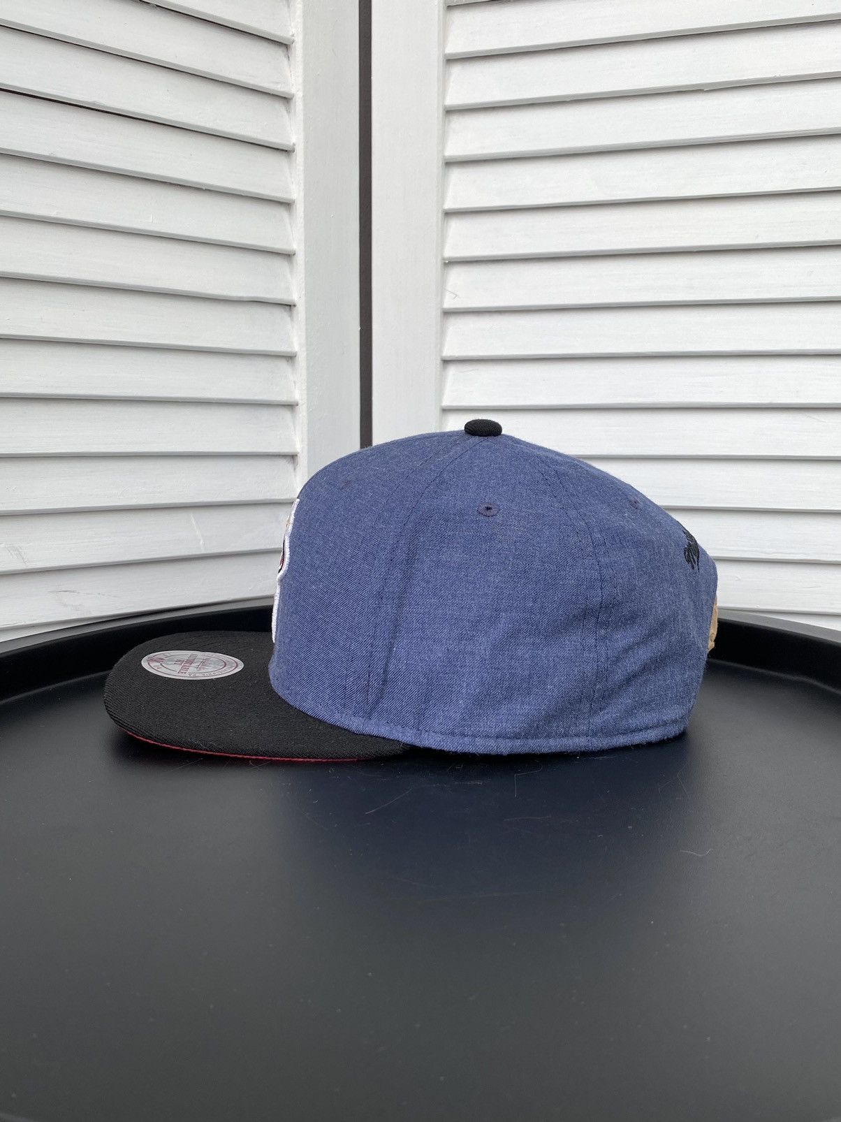 Mitchell & Ness × NBA Mitchell Ness Miami Heat NBA Basketball Denim Snapback Cap Size ONE SIZE - 4 Thumbnail