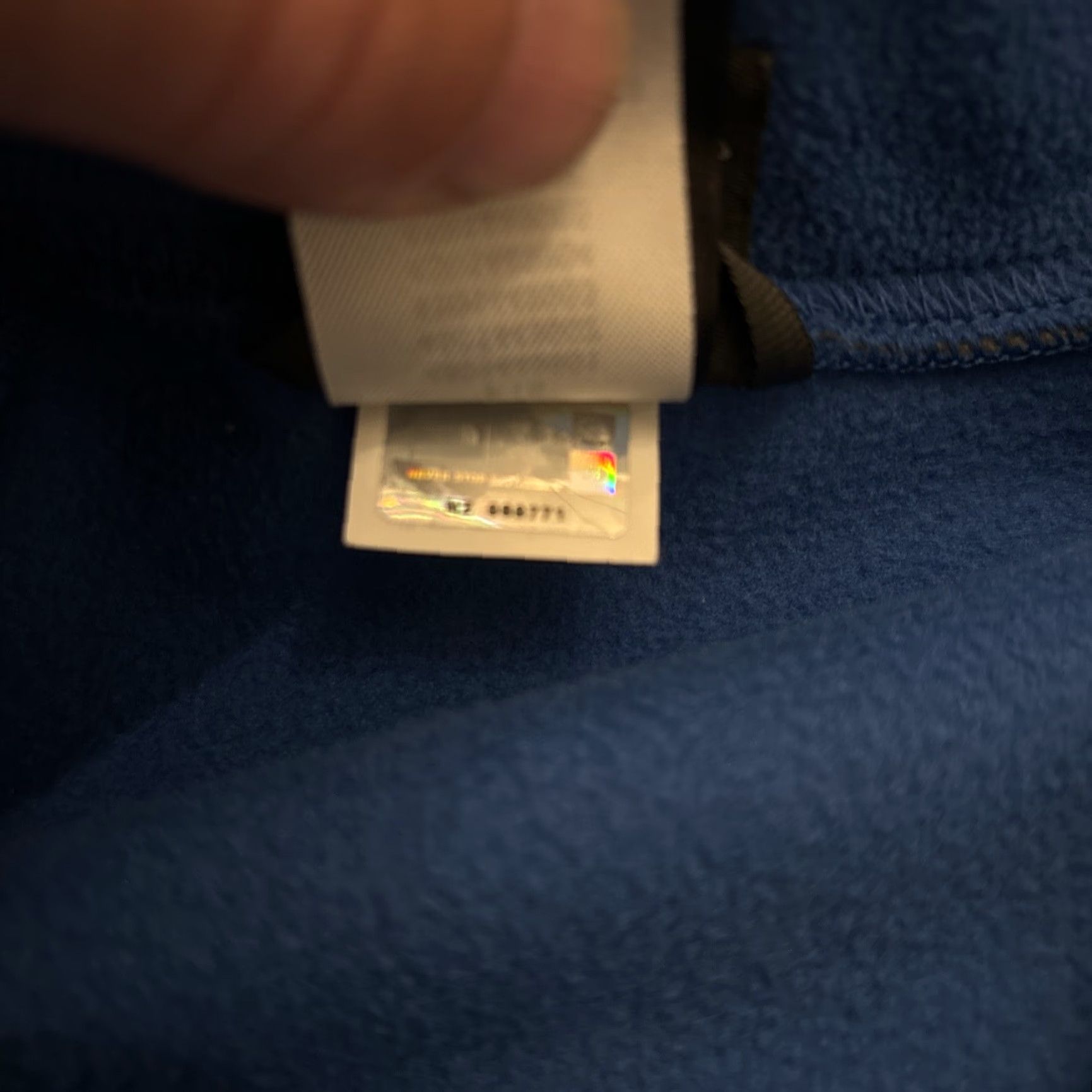The North Face The North Face 1/4 Zip Mens XL Blue Lightweight Fleece Pullover Mock Neck Shirt Size US XL / EU 56 / 4 - 6 Thumbnail