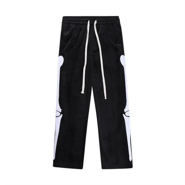 VIBE Skeleton Graphic Patch Black Sweatpants Size US 32 / EU 48 - 8 Thumbnail