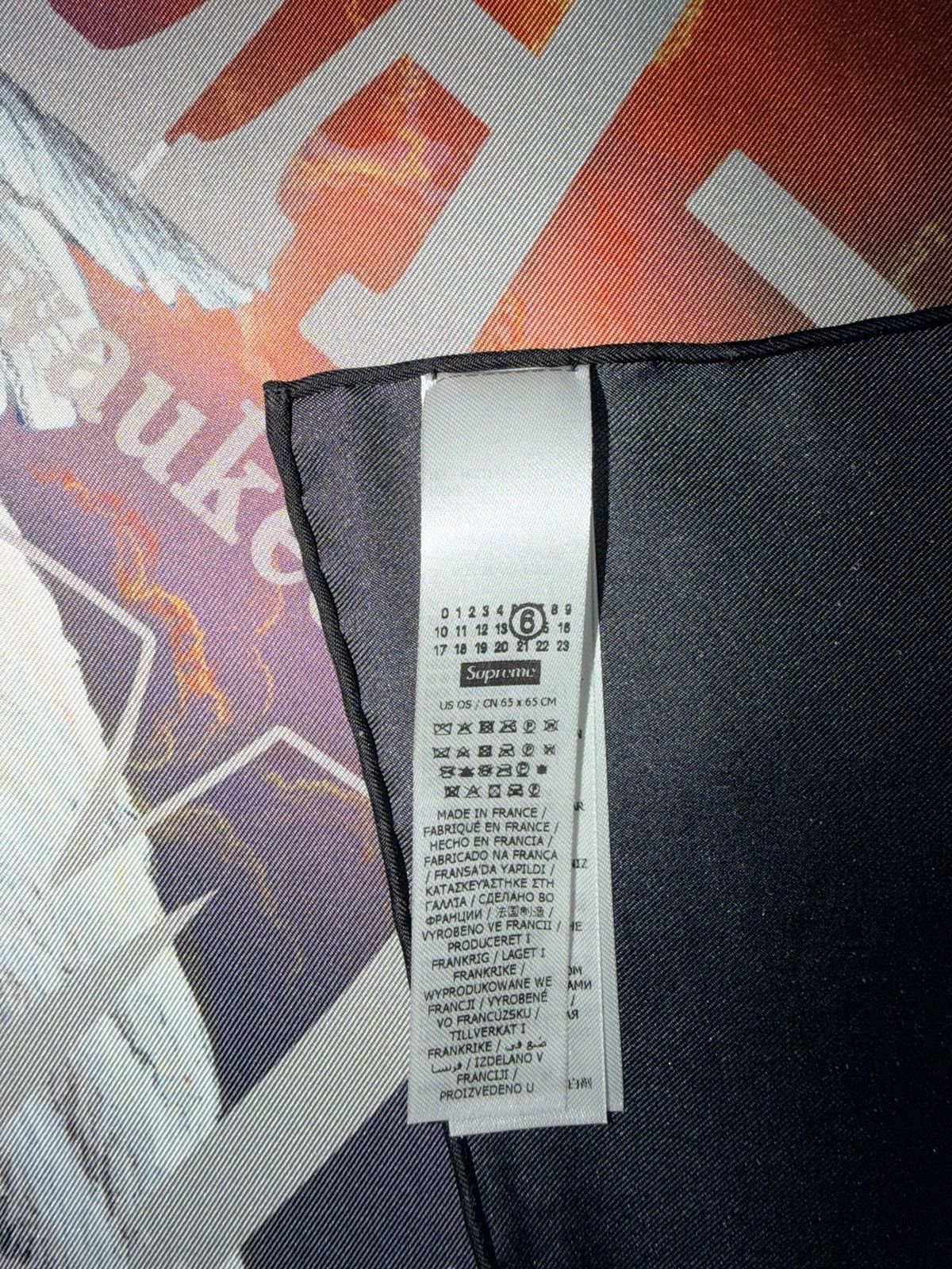 Maison Margiela × Supreme Supreme MM6 Maison Margiela Eagle Silk Scarf Multicolor Size ONE SIZE - 2 Thumbnail