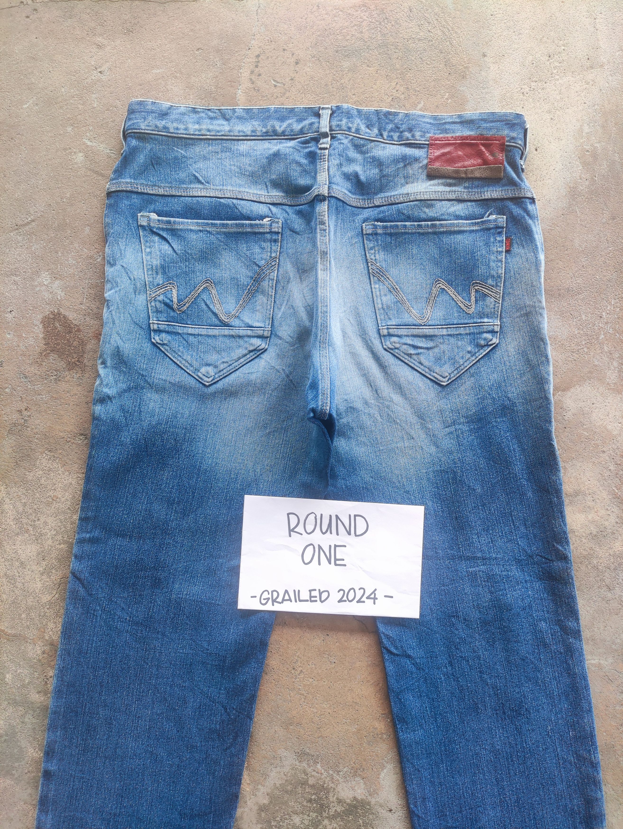 Edwin × Jean × Vintage Vintage Edwin Distressed Denim Faded Pants Jeans W38 Size US 38 / EU 54 - 13 Thumbnail