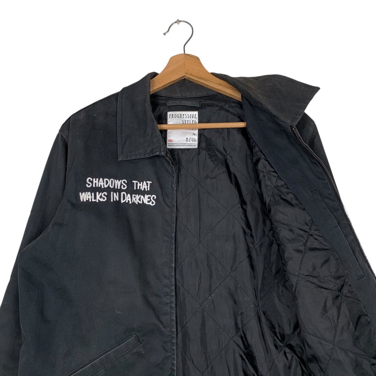 Japanese Brand Azul Tumbling Jagger Casual Zipper Jacket Size US L / EU 52-54 / 3 - 10 Thumbnail